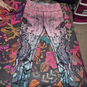 Evolution and Creation Multicolor Patterned Leggings